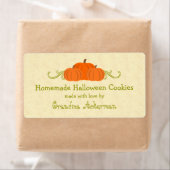 Pumpkin Swirls Halloween Baking Labels (Insitu)