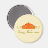 Pumpkin Swirls Halloween Magnet (Voorkant / Achterkant)