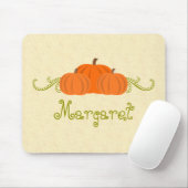 Pumpkin Swirls Halloween Mousepad Muismat (Met muis)