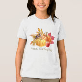 Pumpkin Thanksgiving Boys T-shirt (Voorkant)