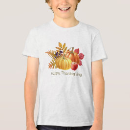 Pumpkin Thanksgiving Boys T-shirt