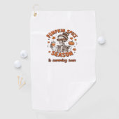 Pumpkin Thanksgiving Decor - Gifted-for Thanksgivi Golfhanddoek (Insitu)