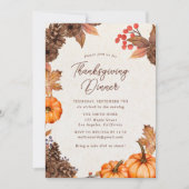 Pumpkin-Thanksgiving Kaart (Voorkant)