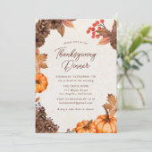 Pumpkin-Thanksgiving Kaart (Staand voorkant)