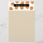 Pumpkin-thema aangepast briefpapier (Voorkant)