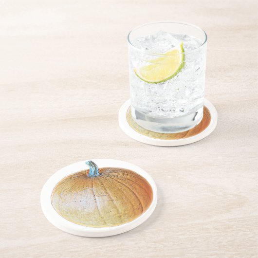 Pumpkin Tile Zandsteen Onderzetter (Zijkant)