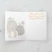 Pumpkin Time en Halloween Kaart (Binnen)