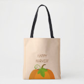Pumpkin Top Tote Bag (Voorkant)