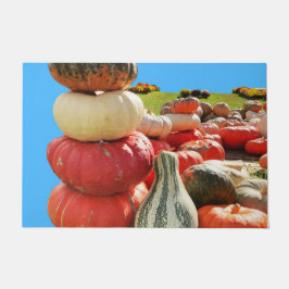 Pumpkin Totem Stack en Mums Deurmat