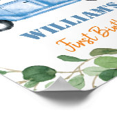 Pumpkin Truck, eerste verjaardag Poster (Hoek)