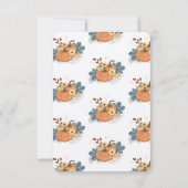 Pumpkin Truck Vriendendankdag Kaart (Achterkant)