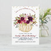 Pumpkin - Uitnodiging Derde verjaardag (Staand voorkant)