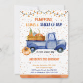 Pumpkin-uitnodiging Kaart (Voorkant)