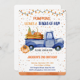 Pumpkin-uitnodiging Kaart