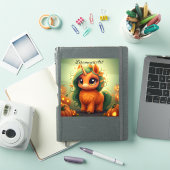 Pumpkin Unicorn Sticker (iPad Cover)