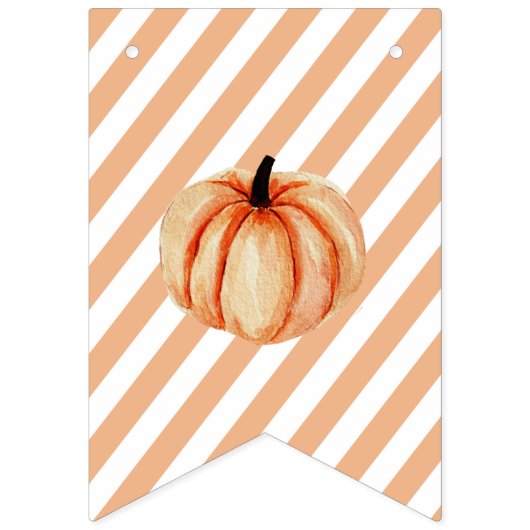 Pumpkin verjaardagsfeestje banner (Eerste vlag)