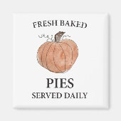 Pumpkin - Vers gelekte papies Magneet (Voorkant)