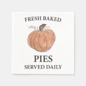 Pumpkin - Vers gelekte papies Servet (Voorkant)