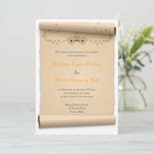 Pumpkin-vervoer Kaart (Staand voorkant)