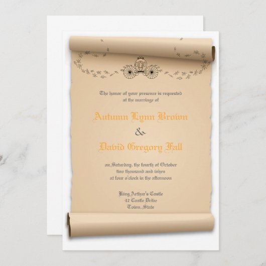 Pumpkin-vervoer Kaart (Voorkant / Achterkant)