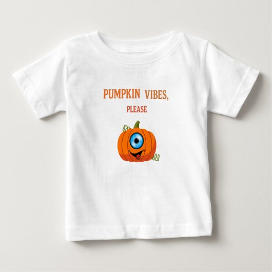 Pumpkin Vibes Please - Schattigee Baby Halloween (Voorkant)