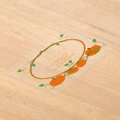 Pumpkin Vines Acryl Uitnodiging (Laagn)