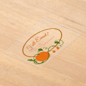 Pumpkin Vines Acryl Uitnodiging (Laagn)