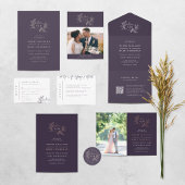 Pumpkin Vines Monogram Weddenschap Bedankt kaarten