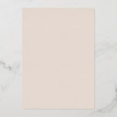 Pumpkin Vines Monogram Weddenschap Folie Uitnodigi Uitnodiging (Achterkant)