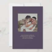 Pumpkin Vines Monogram Weddenschap Save The Date (Achterkant)