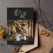 Pumpkin Vines Monogram Weddenschap Save The Date