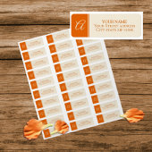 Pumpkin Vines Retour Address Label