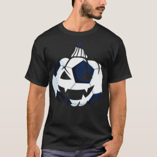 Pumpkin Voetbal Costume Easy Sports Halloween T-shirt