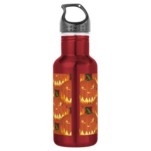 Pumpkin voor Halloween... Waterfles (Achterkant)