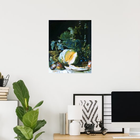 PUMPKIN, VRUCHTEN EN GLASWERK POSTER (Thuiskantoor)