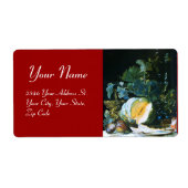 PUMPKIN, VRUCHTEN EN Thanksgiving VAN GLASWERK Etiket (Voorkant)