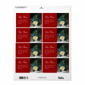 PUMPKIN, VRUCHTEN EN Thanksgiving VAN GLASWERK Etiket (Full Sheet)