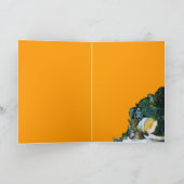 PUMPKIN, VRUCHTEN EN Thanksgiving VAN GLASWERK Feestdagen Kaart (Binnen)