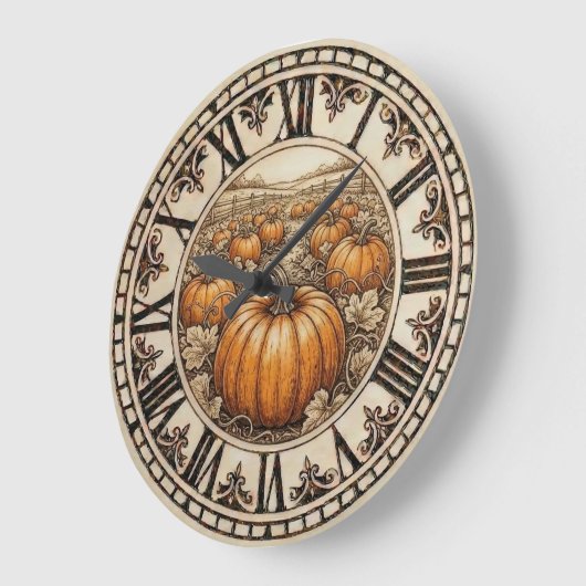 Pumpkin - Wall Clock Grote Klok (Hoek)