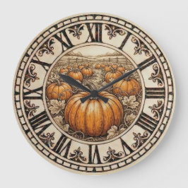 Pumpkin - Wall Clock Grote Klok