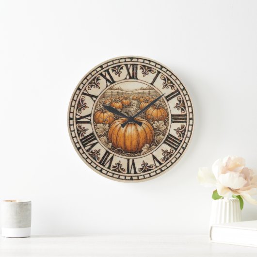  Pumpkin - Wall Clock  Grote Klok (Huis)