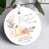 Pumpkin Waterverf Baby shower Hartelijk dank Bedankjes Labels