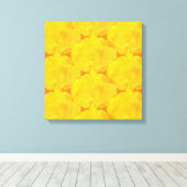 Pumpkin Waterverf Pattern Painting Canvas Afdruk (Insitu (Houten vloer))