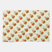 🧺 **Pumpkin & Wheat Kitchen Towel Theedoek (Horizontaal)