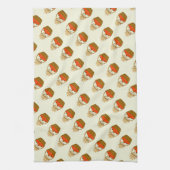 🧺 **Pumpkin & Wheat Kitchen Towel Theedoek (Verticaal)