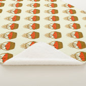 ✨ **Pumpkin & Wheat Sherpa Blanket Deken (3/4)