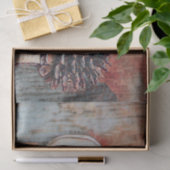 Pumpkin White Autumn Rustic Country Farmhouse Tissuepapier (Geschenk)