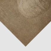 Pumpkin White Sepia Autumn  Grunge Texture Tissuepapier (Detail)