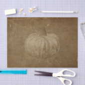 Pumpkin White Sepia Autumn  Grunge Texture Tissuepapier (Craft)