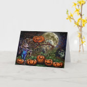 Pumpkin-wijnkaart Kaart (Gele Bloem)